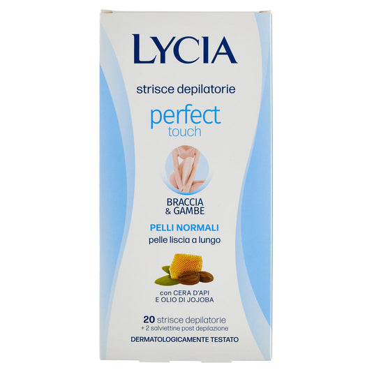 Lycia perfect touch strisce depilatorie Braccia & Gambe Pelli Normali 20 strisce + 2 salviettine (25533990)