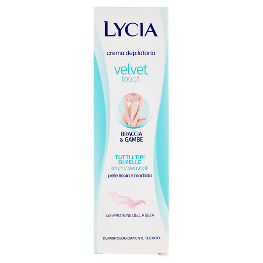 Lycia velvet touch crema depilatoria Braccia & Gambe Tutti i Tipi di Pelle anche sensibili 150 ml (25534018)