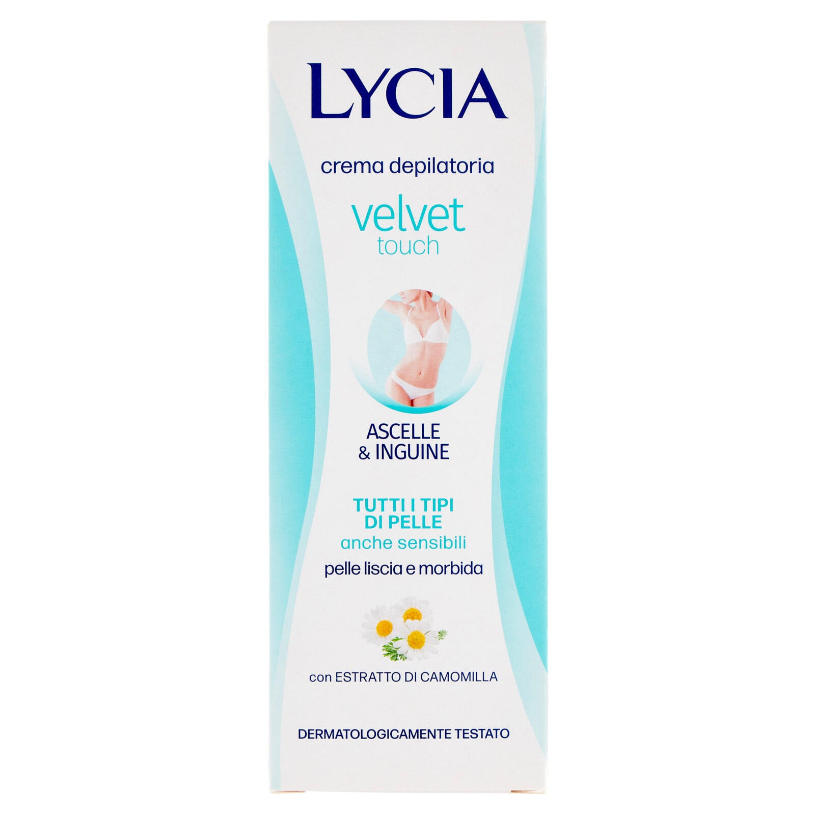 Lycia velvet touch crema depilatoria Ascelle & Inguine Tutti i Tipi di Pelle anche sensibili 100 ml (25534016)