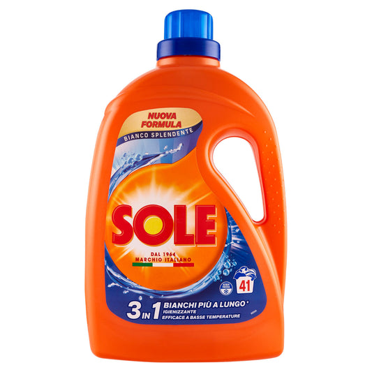 Sole Detersivo lavatrice Bianco Splendente 41 lavaggi 1,845 L (25606975)