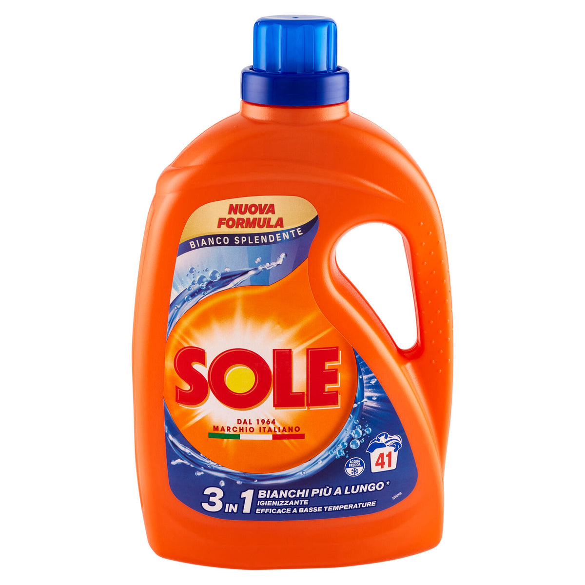 Sole Detersivo lavatrice Bianco Splendente 41 lavaggi 1,845 L (25606976)