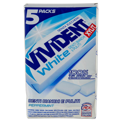 Vivident Xylit White Peppermint 5 Packs 67,5 g (25613638)