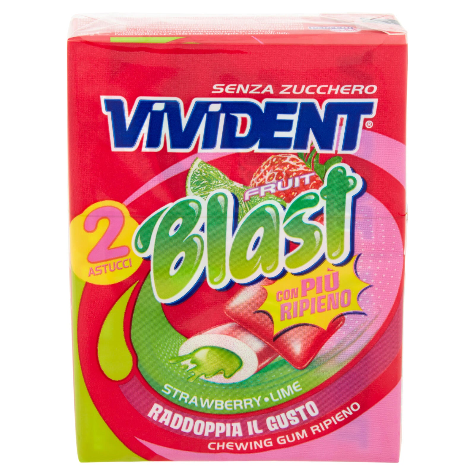 Vivident Fruit Blast Strawberry Lime 2 x 30 g (25613618)