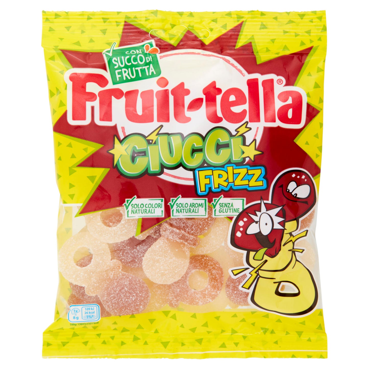 Fruit-tella Ciucci Frizz 175 g (25529999)
