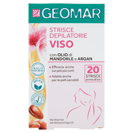 Geomar Strisce Depilatorie Viso 20 pz (25530512)
