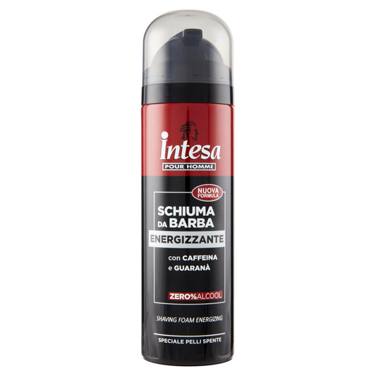 Intesa Pour Homme Schiuma da Barba Energizzante con Caffeina e Guaranà 300 ml (25531240)