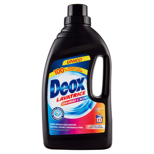 Deox Lavatrice Colorati e Scuri, Tecnologia Anti-Transfer, 21 lav, 1050 ml (25525142)