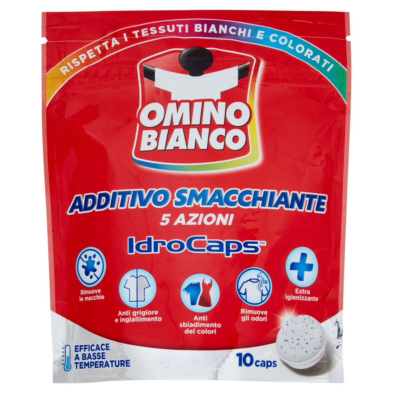 Omino Bianco Additivo Smacchiante IdroCaps 10 caps 200 g (25566739)