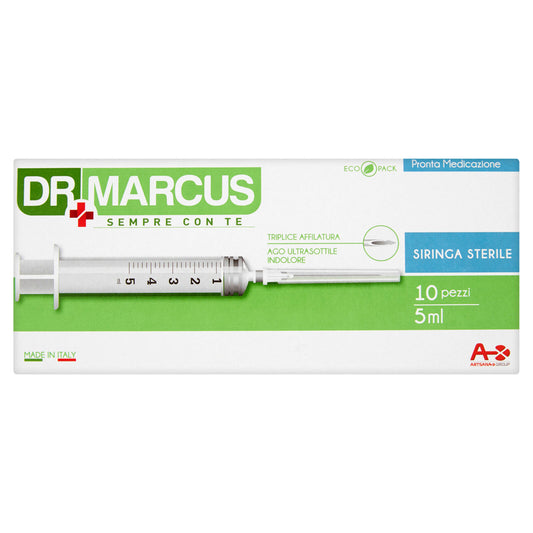Dr Marcus Pronta Medicazione 10 siringhe sterili senza lattice 5 ml (25525710)