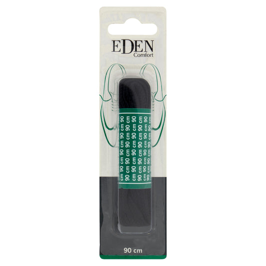 Eden Comfort Lacci piatti neri 90 cm 1 paio (25525862)