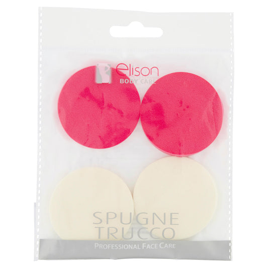 elison Body Care Professional Face Care  Spugne trucco small 4 pz (25526010)