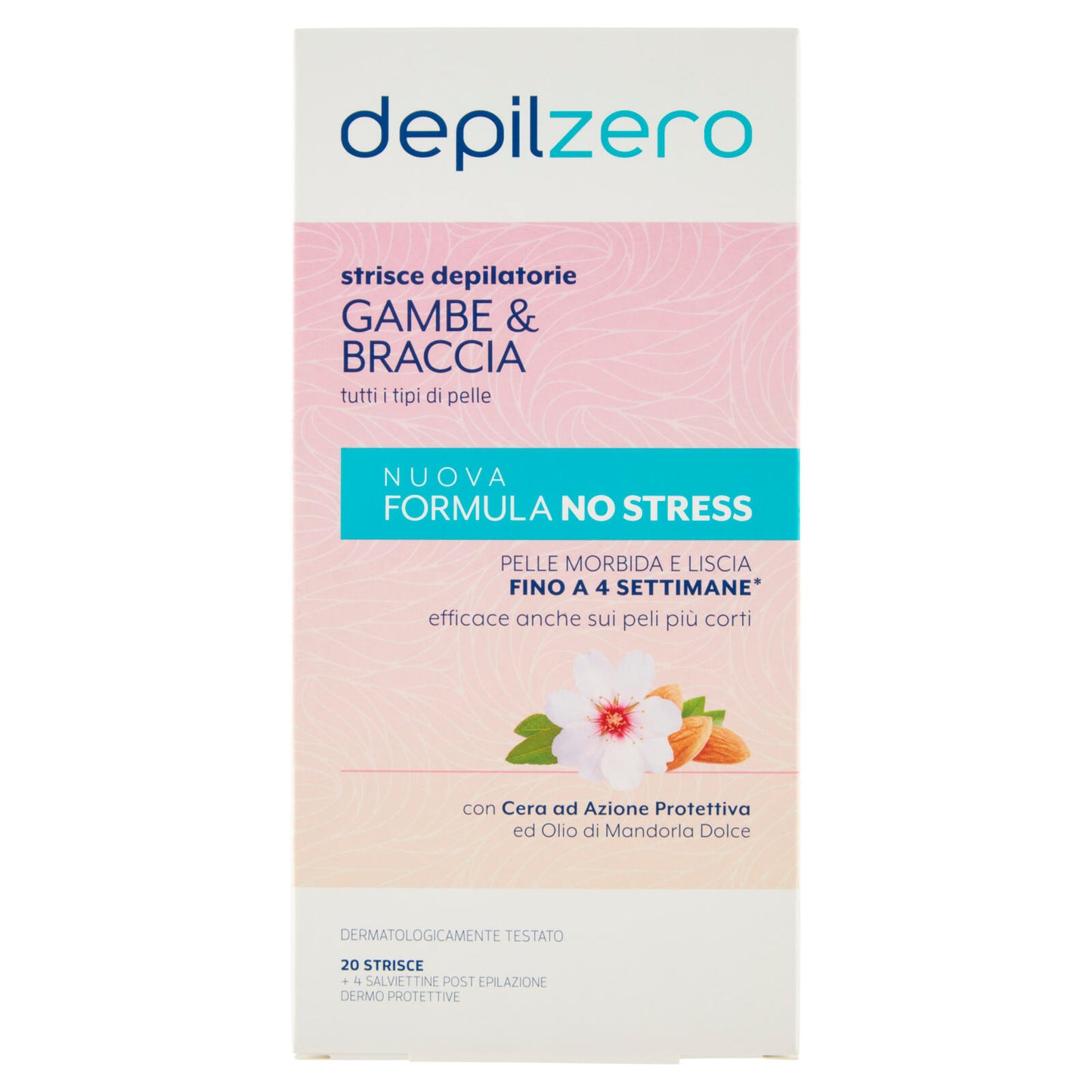 depilzero strisce depilatorie Gambe & Braccia 20 Strisce + 4 Salviettine (25525154)