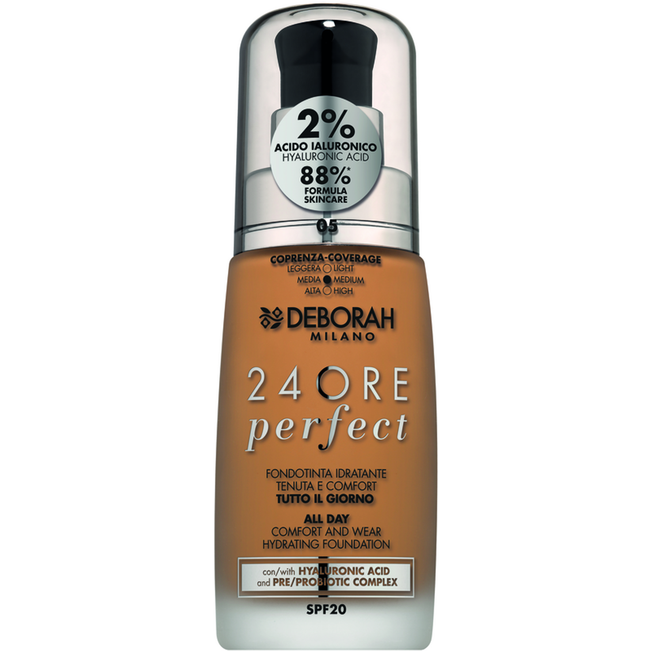 Deborah Milano - Fondotinta 24H Perfect N.05 Amber
 (25524851)