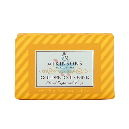 Atkinsons - Saponetta delicata e detergente Golden Cologne - 125 gr (25519654)