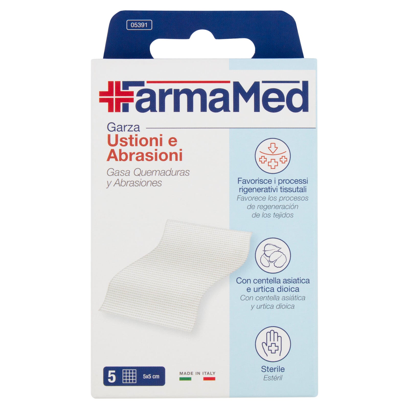 FarmaMed Garza Ustioni e Abrasioni 5 pz (25528577)