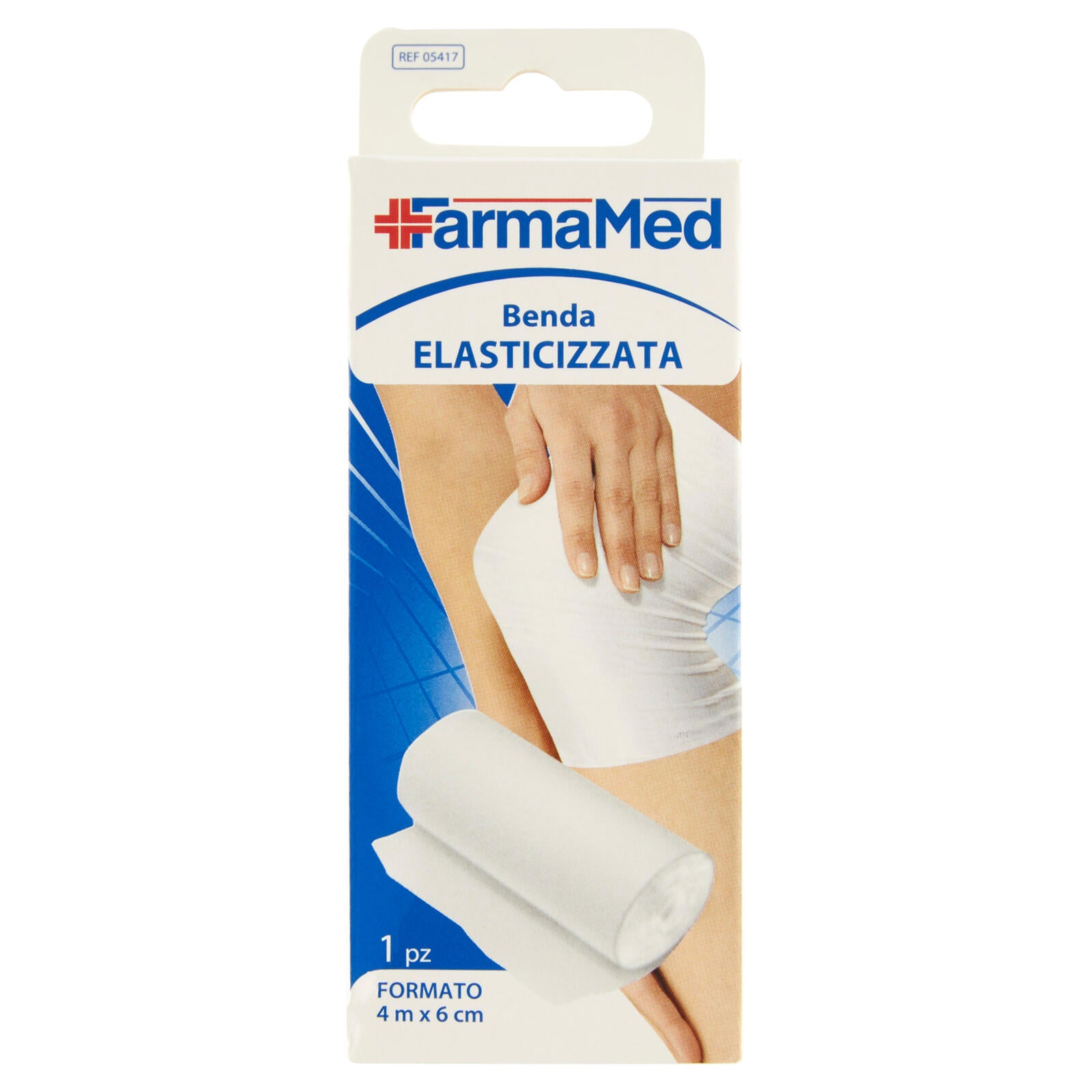 FarmaMed Benda Elasticizzata Formato 4 m x 6 cm 1 pz (25528460)