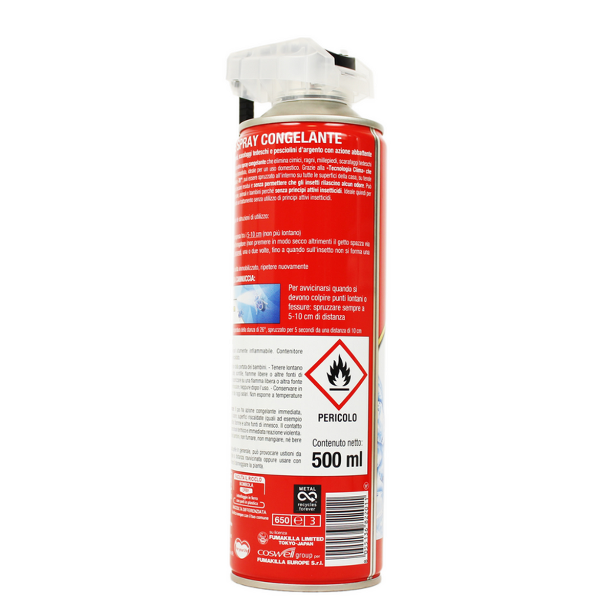 Vape - Spray Congelante Abbatte All'istante Senza Insetticida - 500 Ml (25613209)