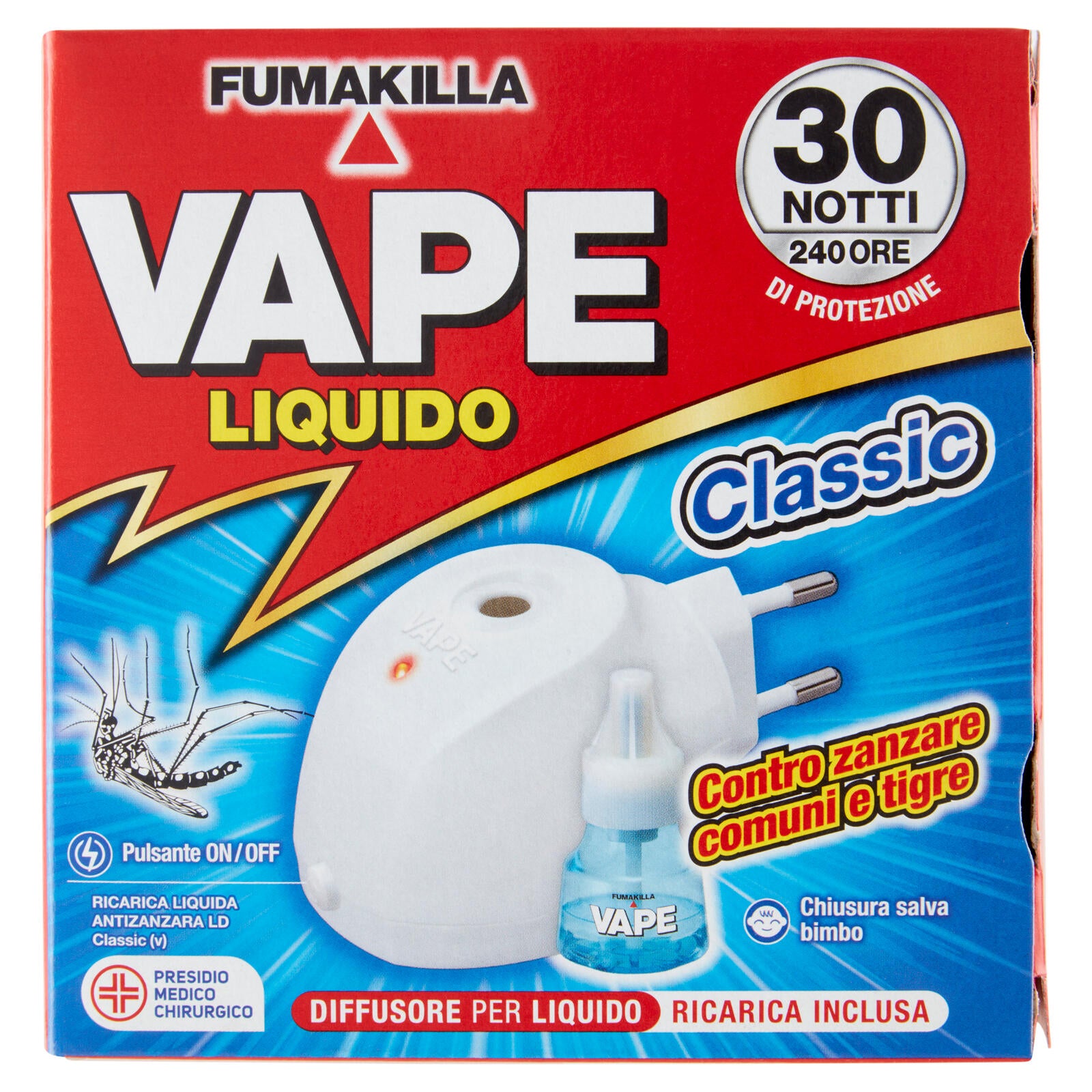 VAPE Elettroemanatore Liquido Classic + Ricarica 15 ml (25613212)