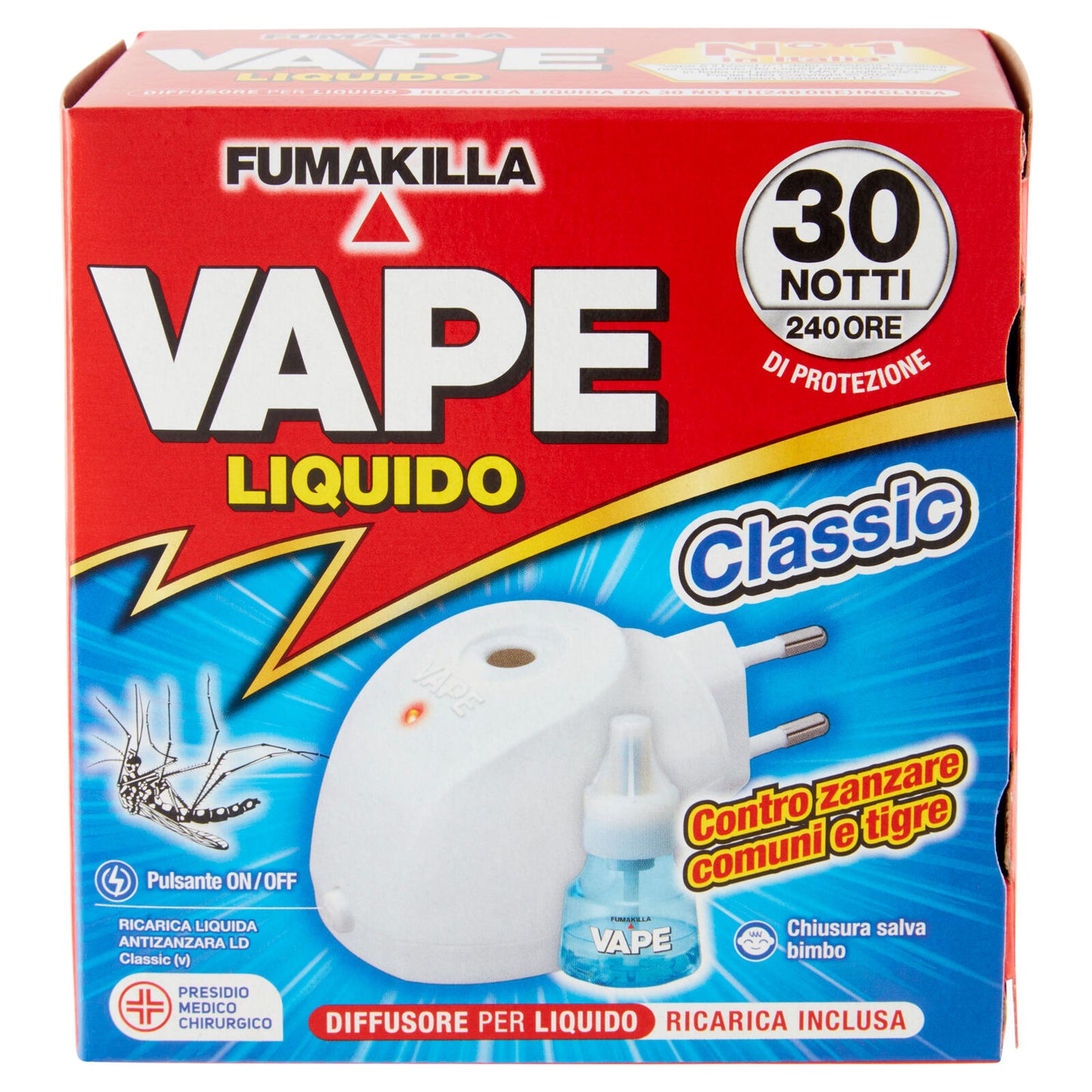 VAPE Elettroemanatore Liquido Classic + Ricarica 15 ml (25613213)