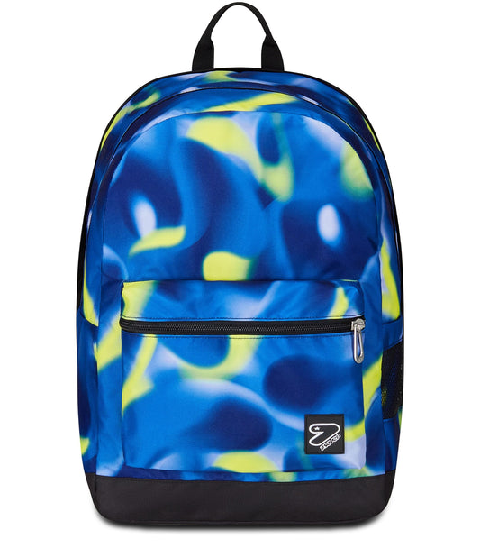 SEVEN Zaino Scuola Reversibile New The Double, Shadow Up, Blu Verde, Zaino Mono Scomparto Con Auricolari Earphones Wireless Led, Tasca PC, Tasca Borraccia e Markers, Zaino Medie Superiori Ragazzo (25615389)