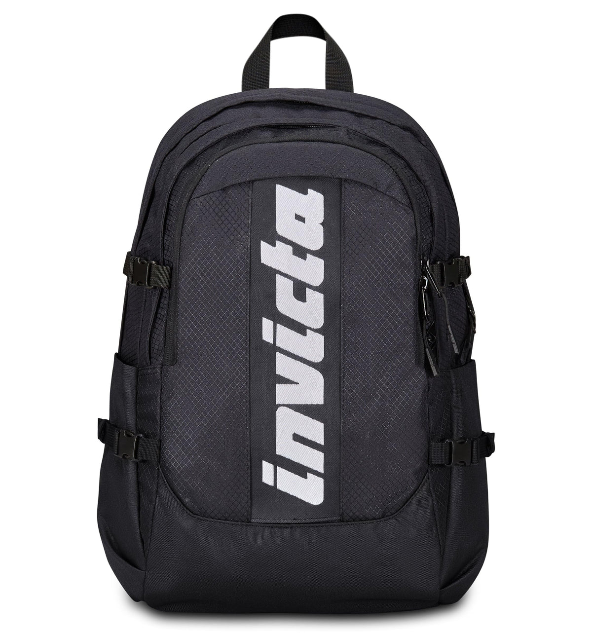 Invicta Zaino Ufficio Invict-Act Plus Fibra Ottica, Nero, Doppio Scomparto Con Tasca PC, Tasca Borraccia, Tasca Con Organizer, Cinghia Vita, Nastri Torace e Regolazione Volume, Zaino Viaggio (25615193)