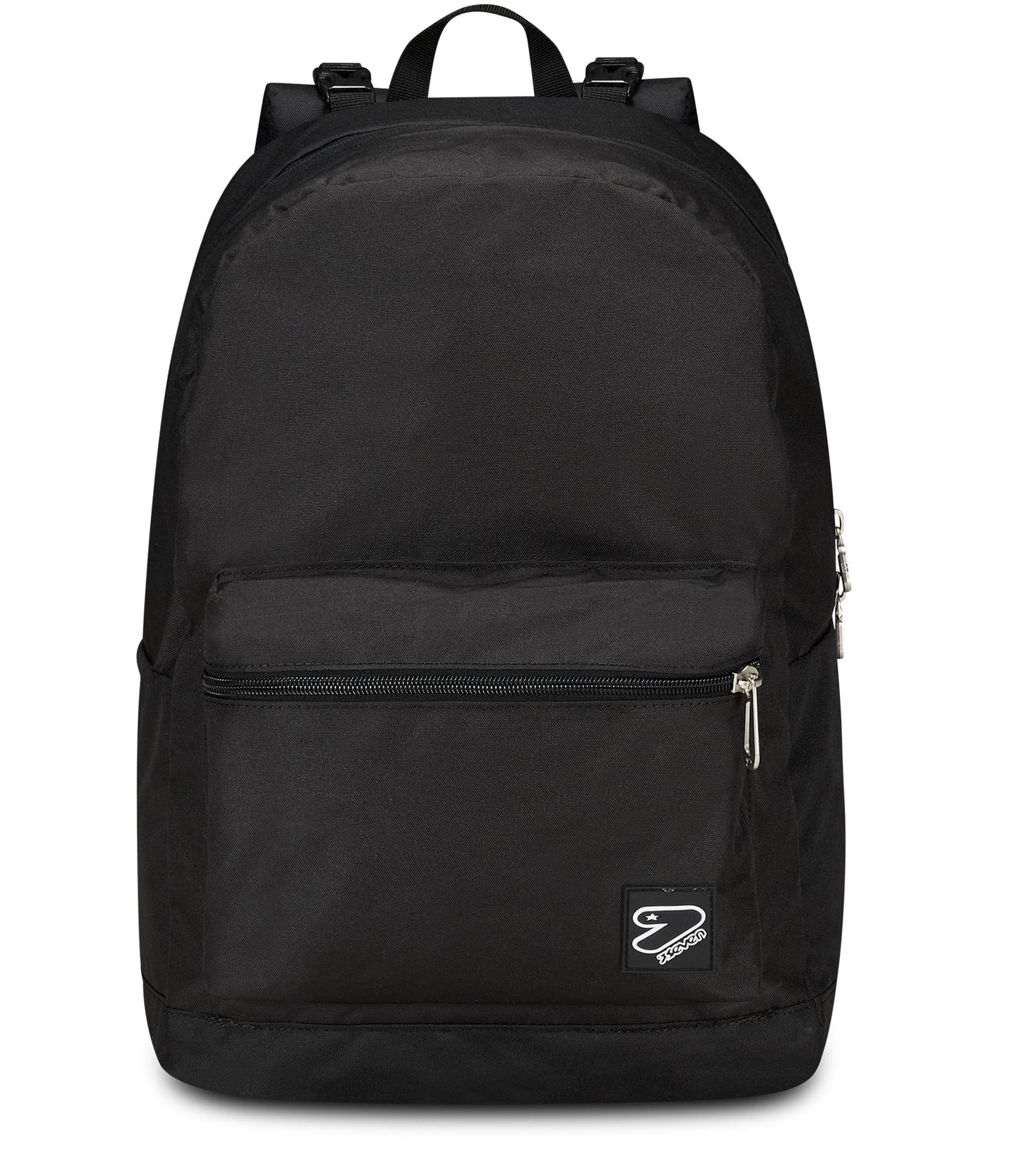 SEVEN Zaino Scuola Reversibile Pockets The Double, Viola Fucsia, Dyelight, Mono scomparto Multitasche, Con Auricolari Earphones Wireless Led, Tasca Borraccia e Markers, Zaino Medie Superiori, Ragazza (25602096)