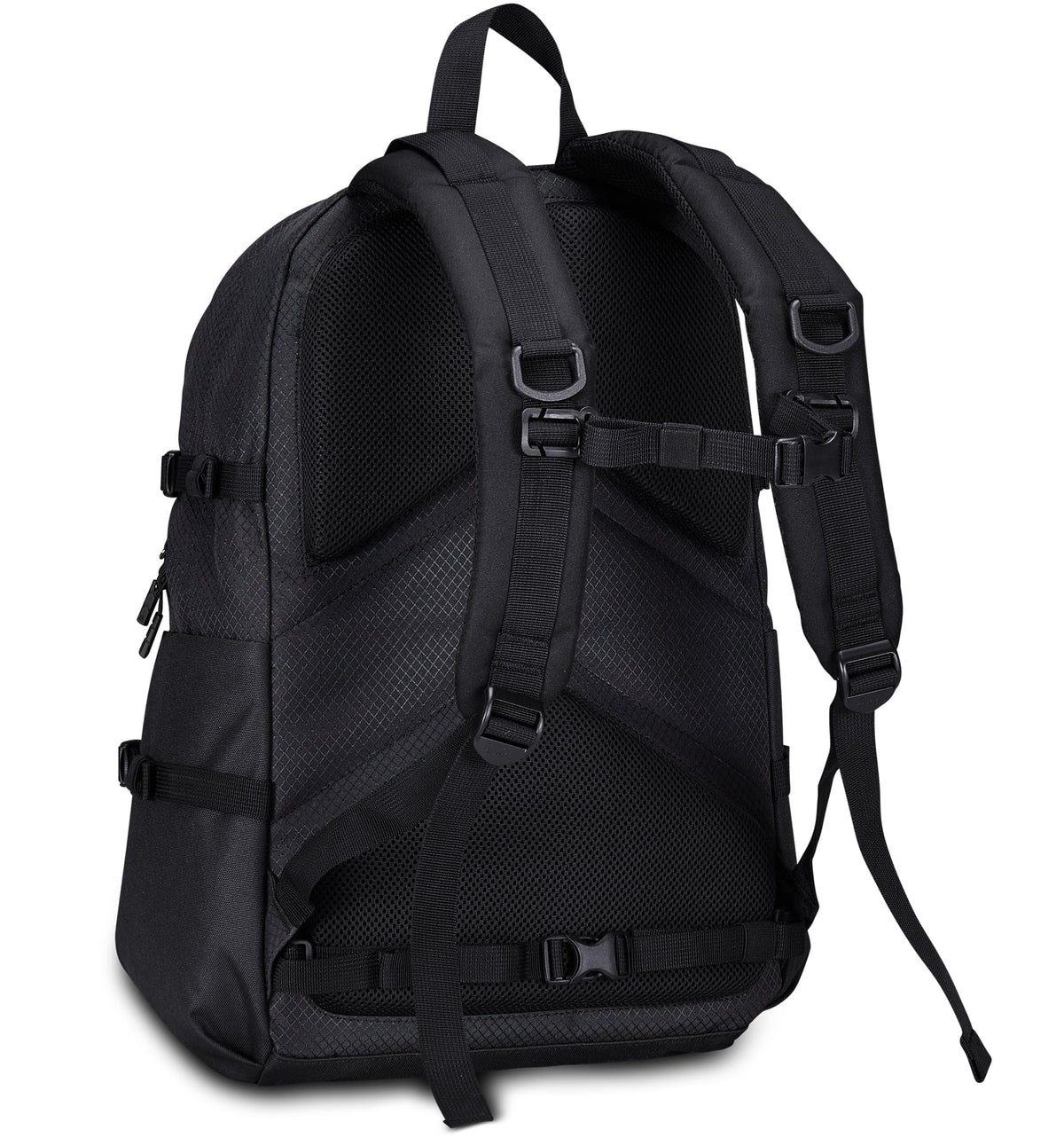 Invicta Zaino Ufficio Invict-Act Plus Fibra Ottica, Nero, Doppio Scomparto Con Tasca PC, Tasca Borraccia, Tasca Con Organizer, Cinghia Vita, Nastri Torace e Regolazione Volume, Zaino Viaggio (25615197)