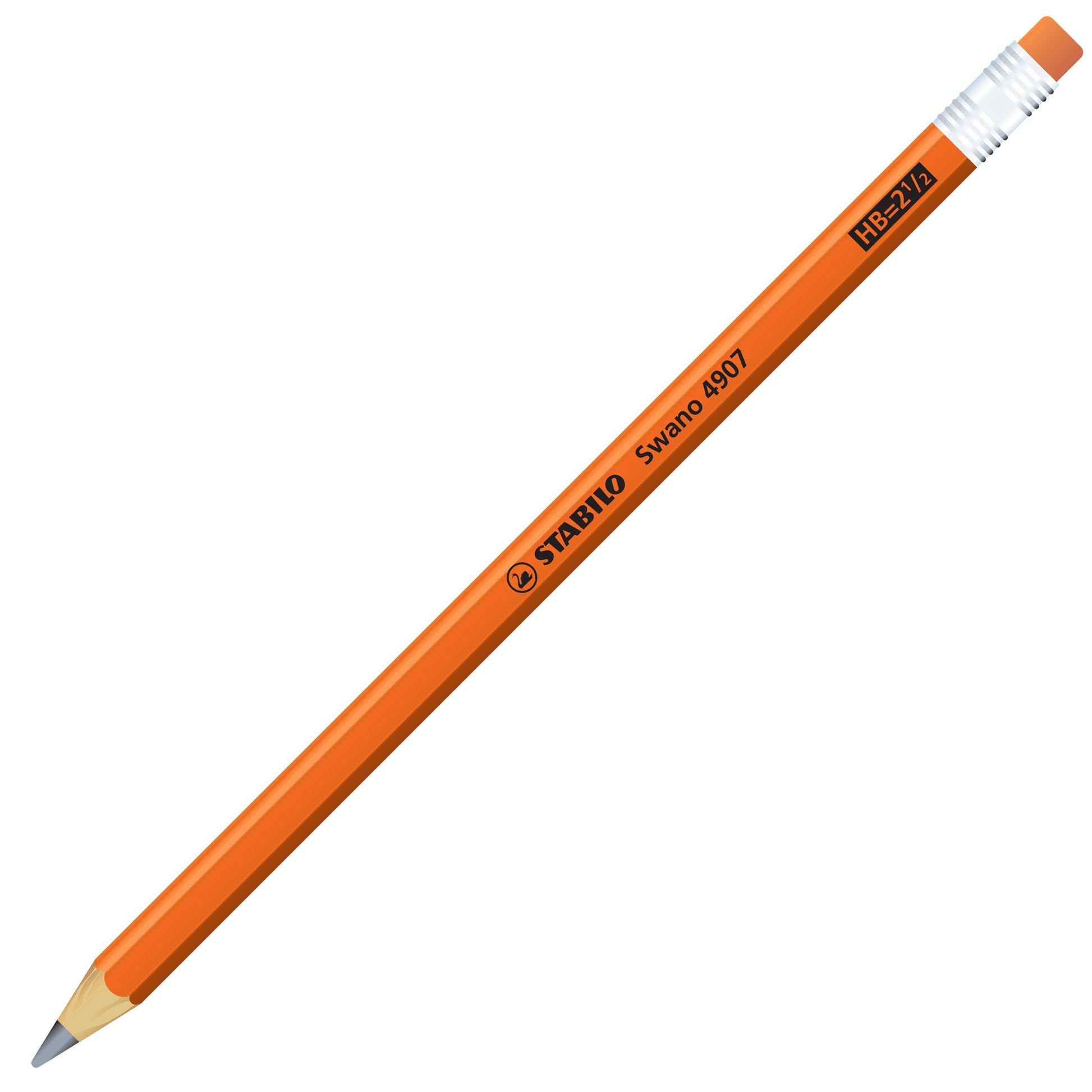 Matita in grafite - STABILO Swano fluo in Arancione Fluo - Gradazione HB (25545208)