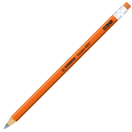 Matita in grafite - STABILO Swano fluo in Arancione Fluo - Gradazione HB (25545208)