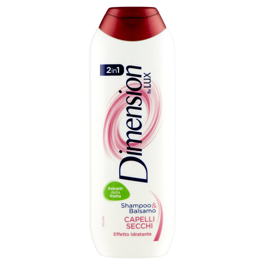 Dimension by Lux Shampoo & Balsamo 2in1 Capelli Secchi Effetto Idratante 250 ml (25525477)