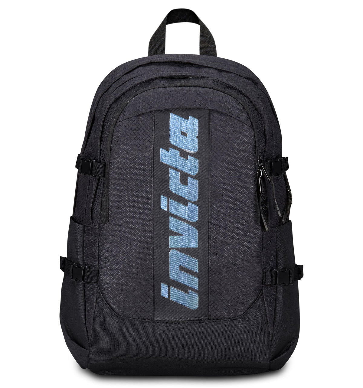 Invicta Zaino Ufficio Invict-Act Plus Fibra Ottica, Nero, Doppio Scomparto Con Tasca PC, Tasca Borraccia, Tasca Con Organizer, Cinghia Vita, Nastri Torace e Regolazione Volume, Zaino Viaggio (25615191)