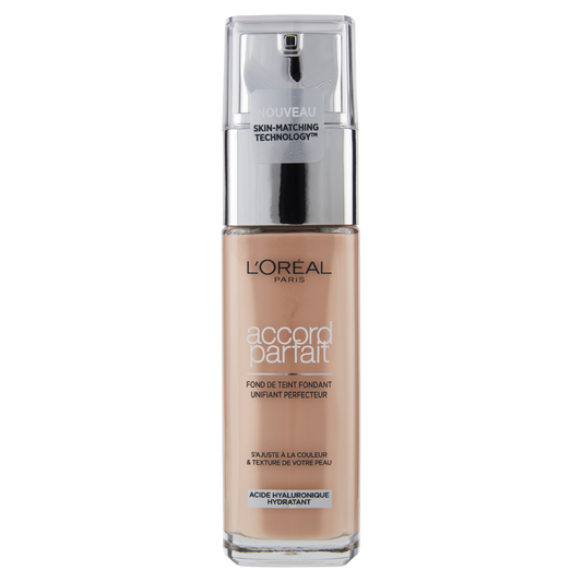 L'Oréal Paris Accord Parfait, Fondotinta Liquido con Acido Ialuronico, 2.R/2.C Vanille Rose, 30 ml (25531673)