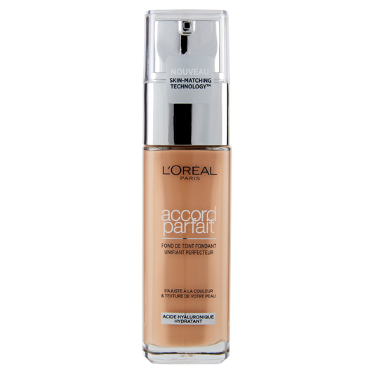 L'Oréal Paris Accord Parfait, Fondotinta Liquido con Acido Ialuronico, 5.5.R rosesun, 30 ml (25531679)